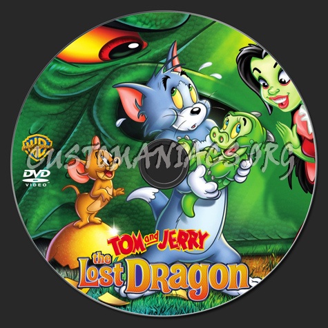 Tom and Jerry The Lost Dragon dvd label