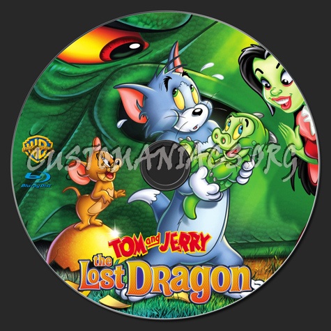 Tom and Jerry The Lost Dragon blu-ray label
