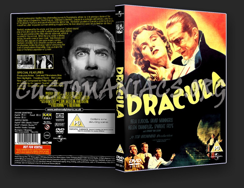 Dracula (Lugosi) dvd cover