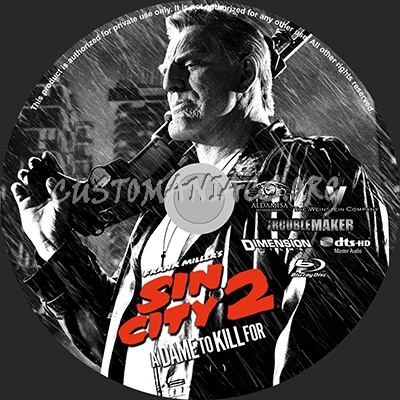 sin city 2 blu-ray label