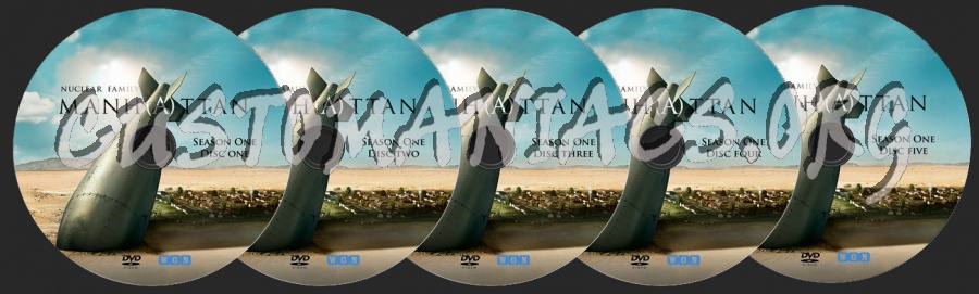 Manh(A)ttan (Manhattan) - Season 1 dvd label
