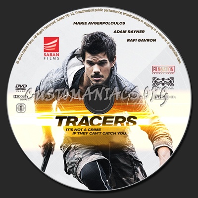 Tracers dvd label