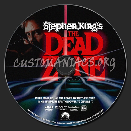 The Dead Zone dvd label