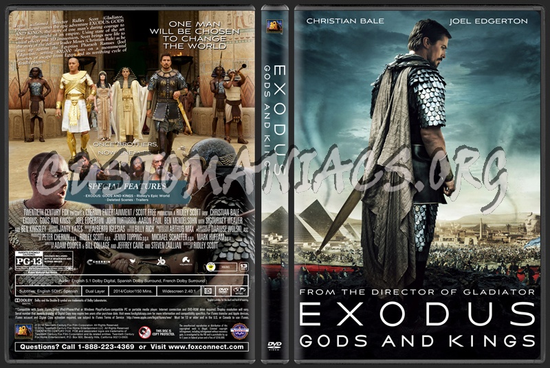 Exodus: Gods And Kings dvd cover