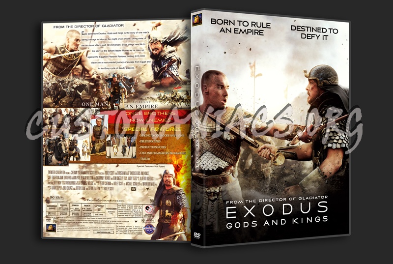 Exodus Gods and Kings dvd cover