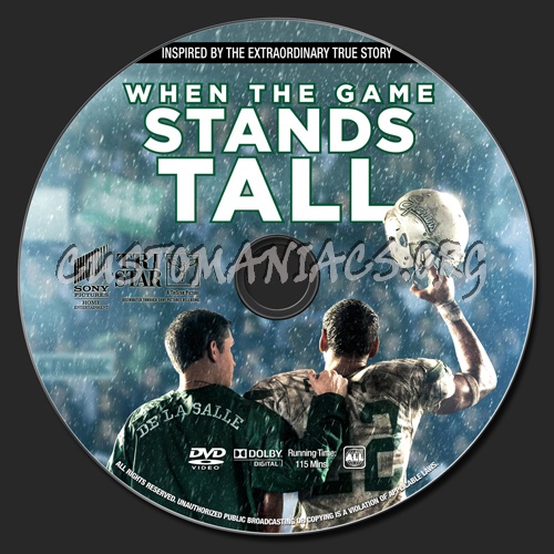 When The Game Stands Tall dvd label
