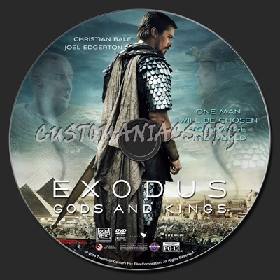Exodus: Gods And Kings dvd label