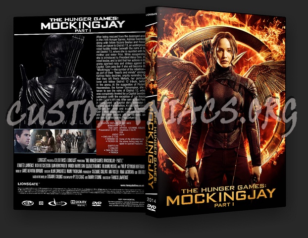The Hunger Games: Mockingjay - Part 1 dvd cover