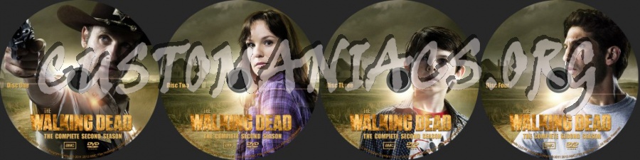 The Walking Dead Season 2 dvd label