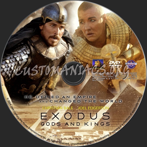 Exodus Gods and King dvd label