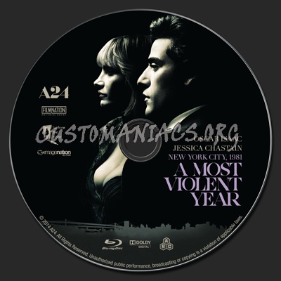 A Most Violent Year blu-ray label