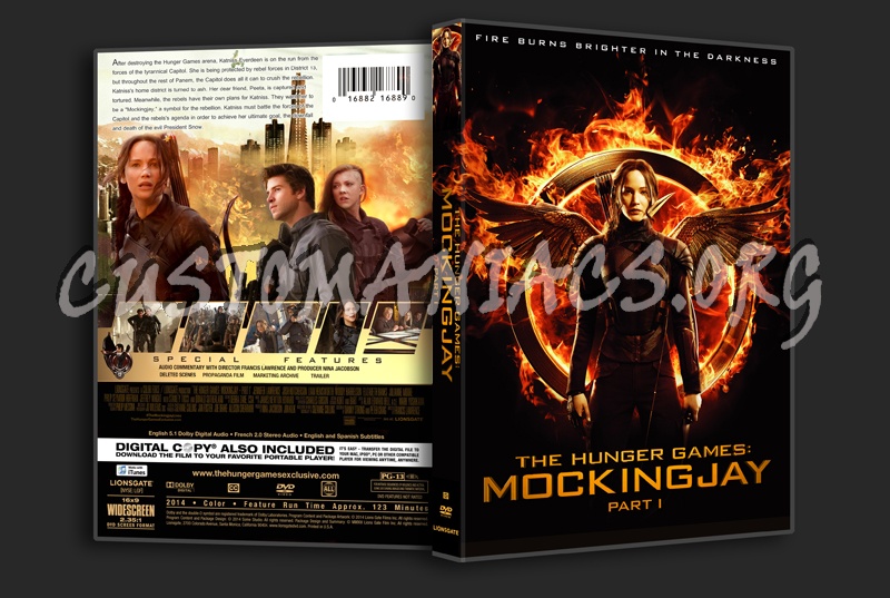 The Hunger Games Mockingjay Part 1 dvd cover