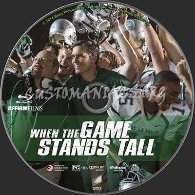 when the game stands tall blu-ray label
