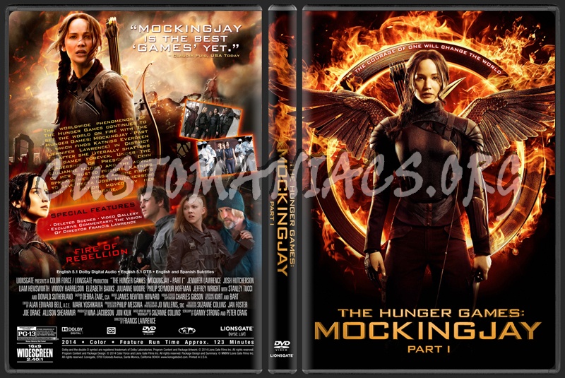 The Hunger Games: Mockingjay Part 1 dvd cover