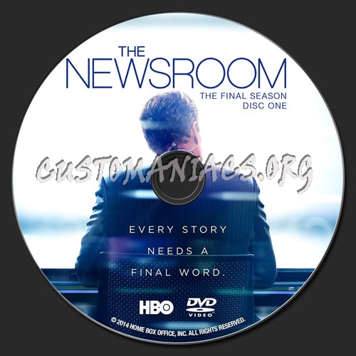 The Newsroom Season 3 dvd label
