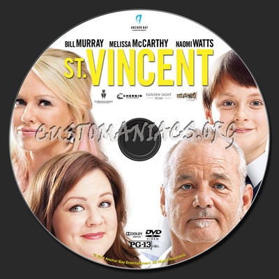 St. Vincent dvd label