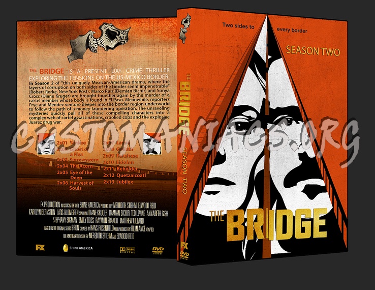 The Bridge - US - Season 2 dvd cover