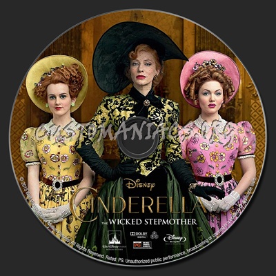 Cinderella (2015) blu-ray label