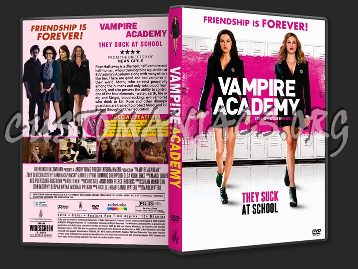 Vampire Academy dvd cover