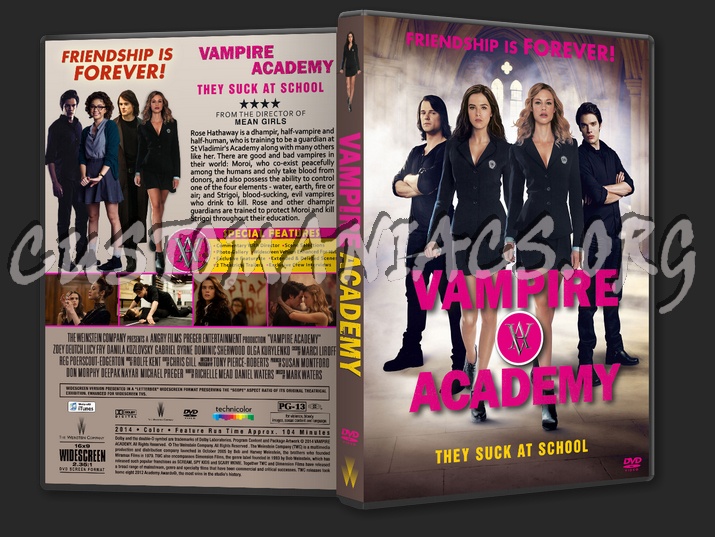 Vampire Academy dvd cover