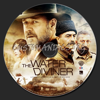 The Water Diviner dvd label