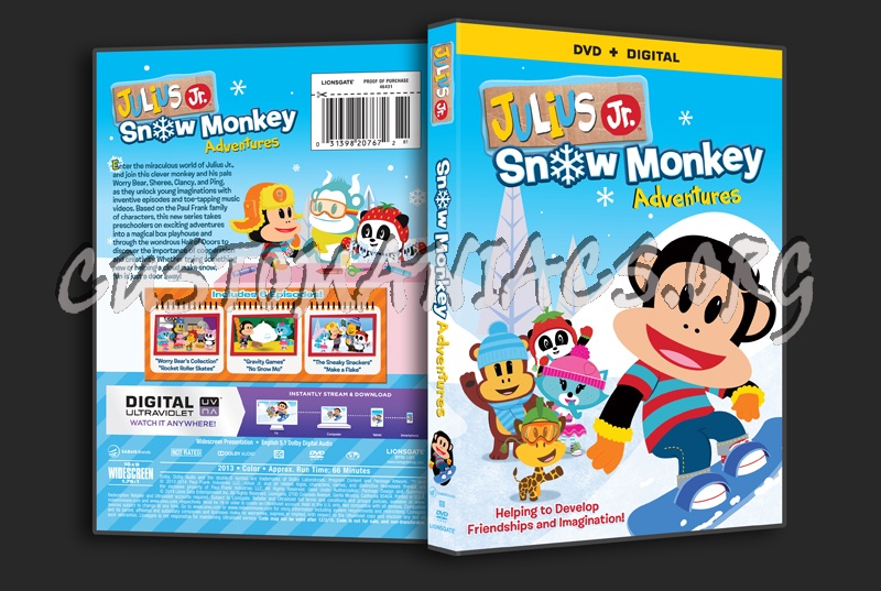 Julius Jr Snow Monkey Adventures dvd cover