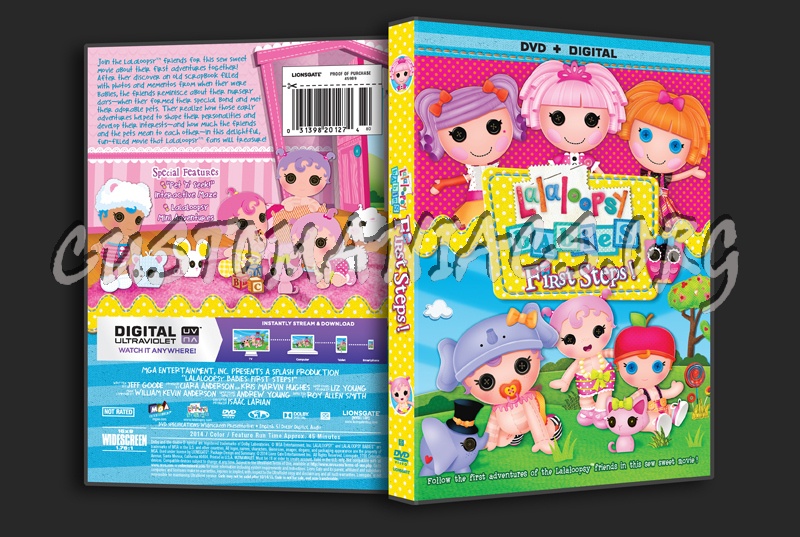 Lalaloopsey Babies First Steps dvd cover DVD Covers Labels by Customaniacs id 219368 free download highres dvd cover