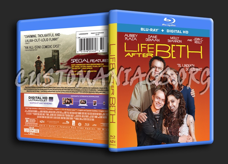 Life After Beth blu-ray cover