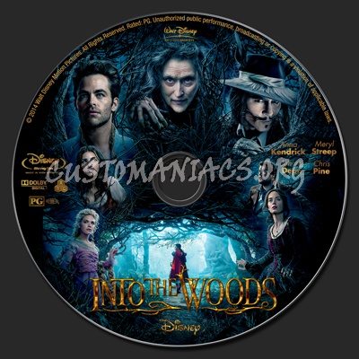 Into the Woods blu-ray label