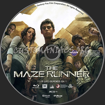 The Maze Runner blu-ray label