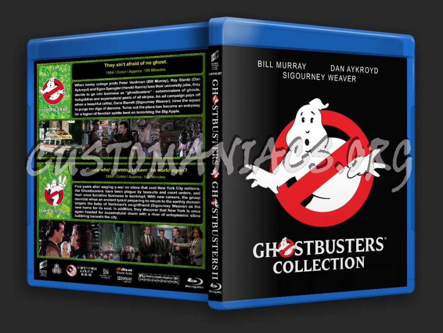 Ghostbusters Collection blu-ray cover