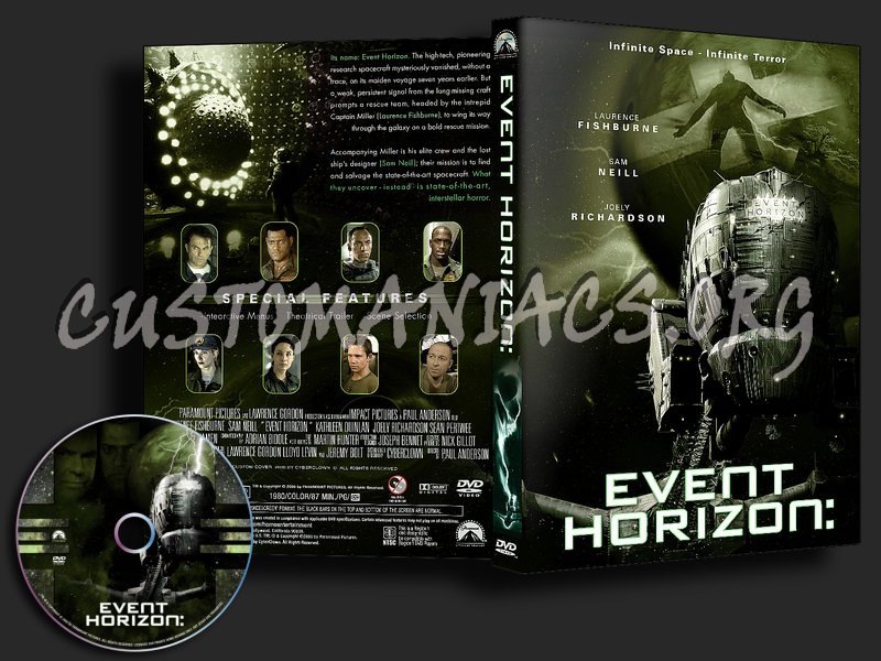 Event Horizon (widescreen version) dvd cover