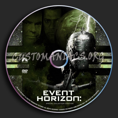 Event Horizon (Collectors Edition) dvd label