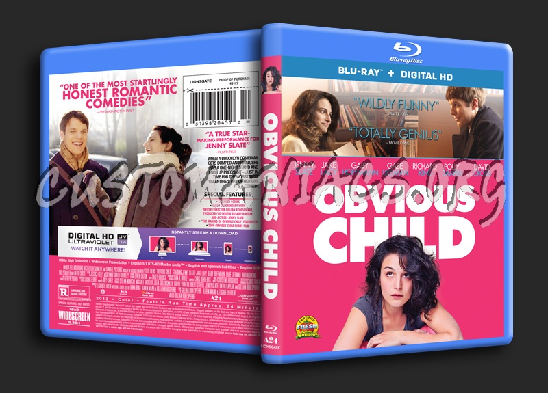 Obvious Child blu-ray cover