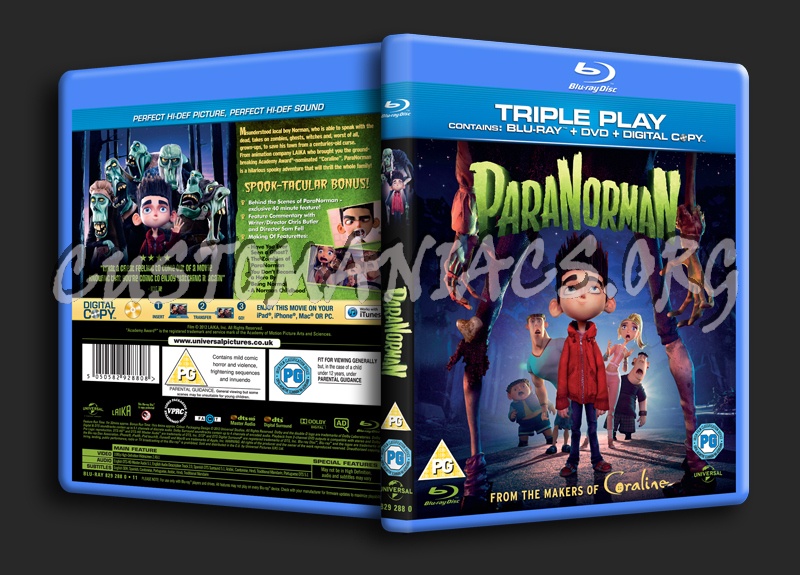 Paranorman blu-ray cover