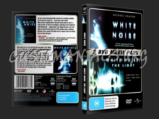 White Noise Double Feature dvd cover