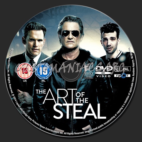 The Art of the Steal dvd label