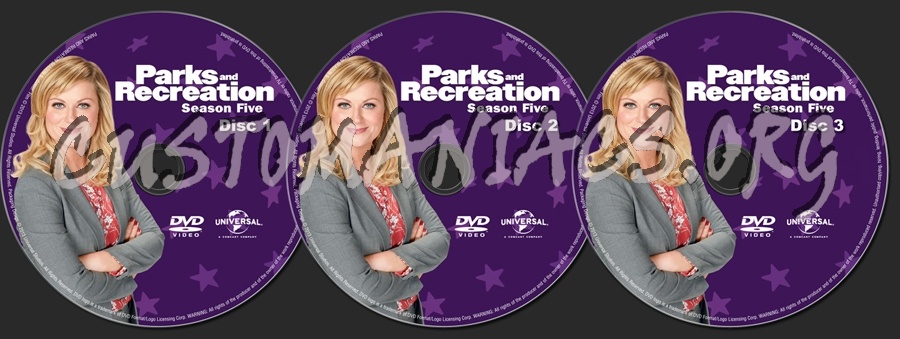 Parks and Recreation Season 5 dvd label