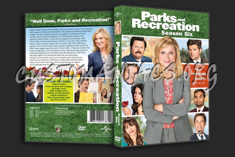 Parks and Recreation Season 6 dvd cover