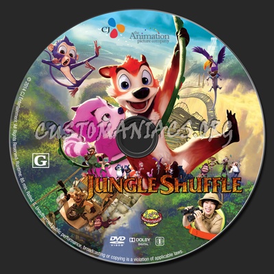 Jungle Shuffle dvd label