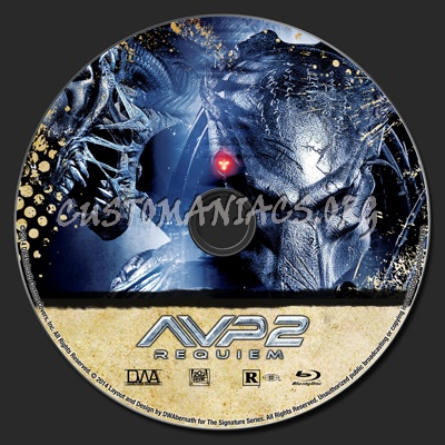 Alien vs. Predator: Requiem blu-ray label