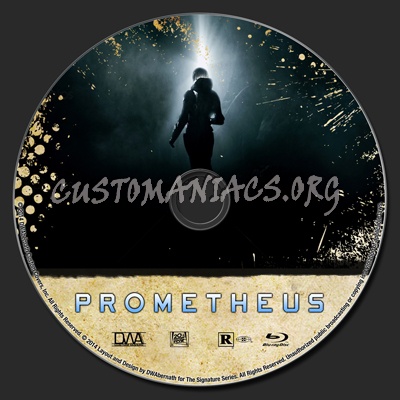 Prometheus blu-ray label