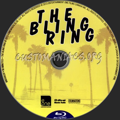The Bling Ring blu-ray label