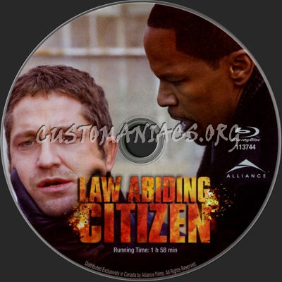 Law Abiding Citizen blu-ray label