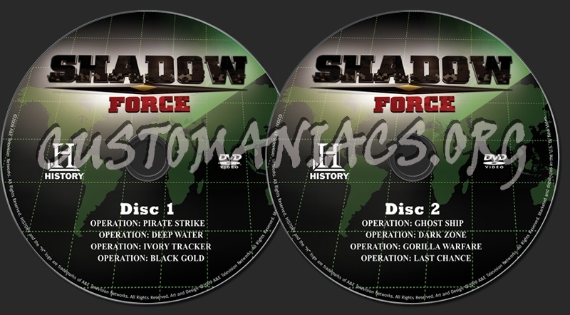 Shadow Force dvd label