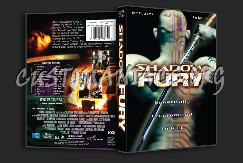 Shadow Fury dvd cover