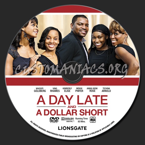 A Day Late and a Dollar Short dvd label