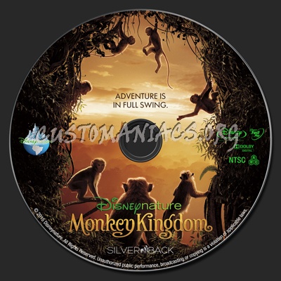 Monkey Kingdom blu-ray label