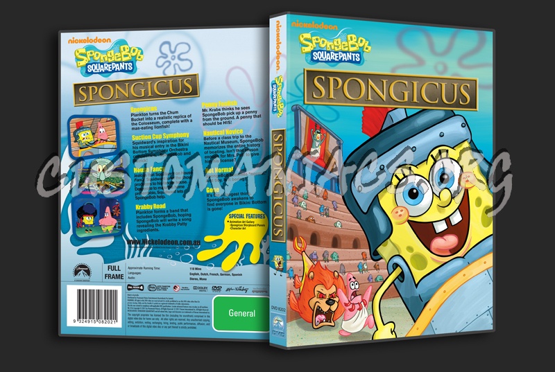 Spongebob Squarepants Spongicus dvd cover