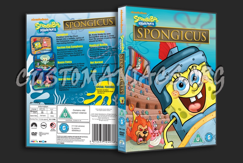 Spongebob Squarepants Spongicus dvd cover